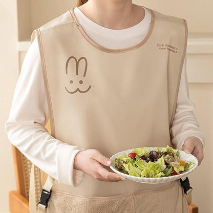Waterproof and Stain-Resistant Uniform Wipeable Hands Kitchen Apron